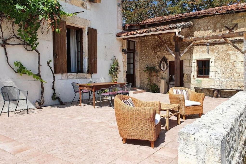 French Farmhouse Retreat With Pool & Superb Views. Blanzac  Extérieur photo